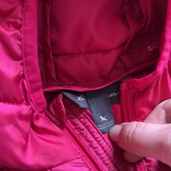 Eddie Bauer Girls Pink Winter Coat, Size 10-12 - Picture 4 of 5